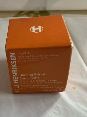OLEHENRIKSEN Banana Bright+ Vitamin C Eye Crème for Dark Circles .5oz/15ml-New